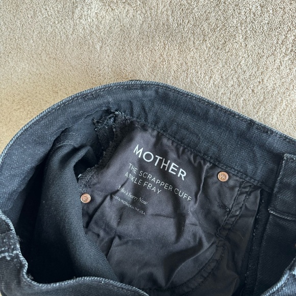 MOTHER the scrapper cuff ankle fray - Picture 5 of 7